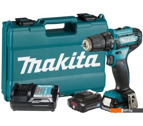  - Электродрели и дрели-шуруповерты Makita DF333DWAE (с 2-мя АКБ, кейс) - DF333DWAE (с 2-мя АКБ, кейс)