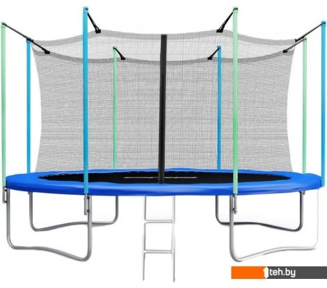 - Батуты Atlas Sport 374 см - 12 ft (с лестницей, внутренняя сетка, синий) - 374 см - 12 ft (с лестницей, внутренняя сетка, синий)