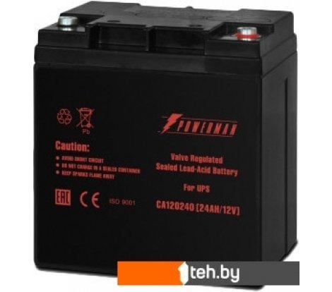 - Аккумуляторы для ИБП Powerman CA12240/UPS (12В/24 А·ч) - CA12240/UPS (12В/24 А·ч)