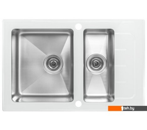  - Кухонные мойки Zorg GS 7850-2 (белый) - GS 7850-2 (белый)