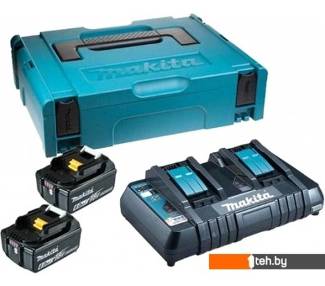  - Аккумуляторы и зарядные устройства для инструмента Makita DC18RС + BL1860B (18В/6.0 Ah + 18В) - DC18RС + BL1860B (18В/6.0 Ah + 18В)