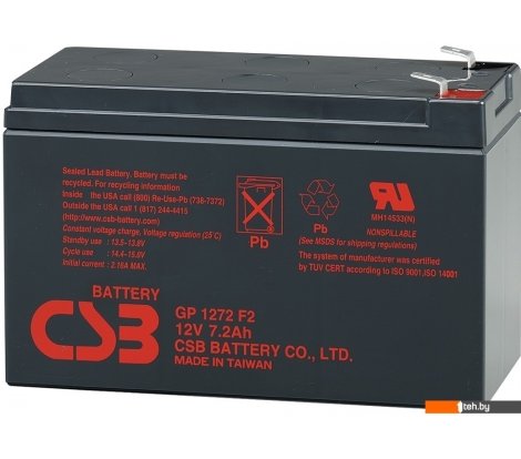  - Аккумуляторы для ИБП CSB GP1272 F2 (12В/7.2 А·ч) - GP1272 F2 (12В/7.2 А·ч)
