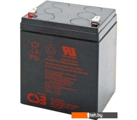  - Аккумуляторы для ИБП CSB HR1221W F2 (12В/5 А·ч) - HR1221W F2 (12В/5 А·ч)