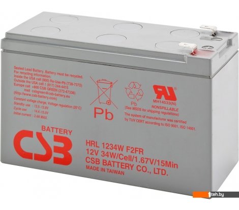  - Аккумуляторы для ИБП CSB HRL1234W F2 (12В/9 А·ч) - HRL1234W F2 (12В/9 А·ч)