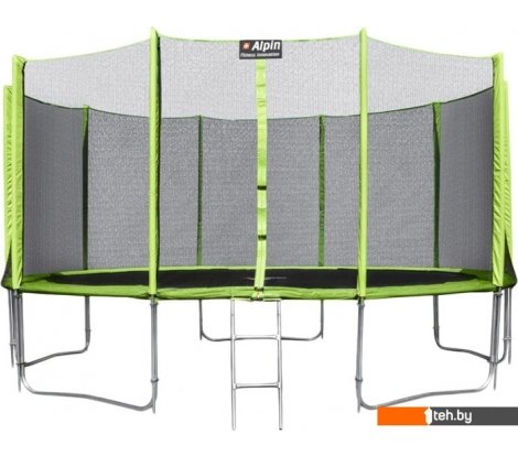  - Батуты Alpin 4.90 м с защитной сеткой и лестницей - 4.90 м с защитной сеткой и лестницей