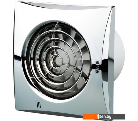 - Вытяжная и приточная вентиляция Vents 100 Квайт (хром) - 100 Квайт (хром)
