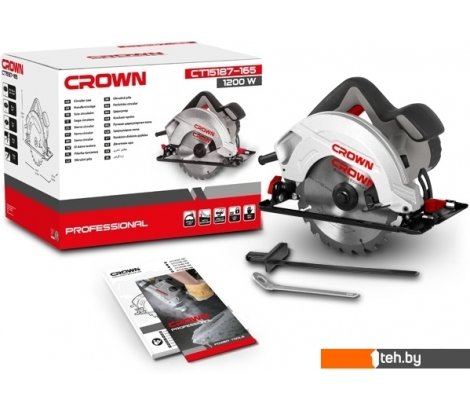  - Электропилы CROWN CT15187-165 - CT15187-165