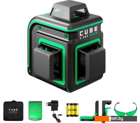 - Лазерные нивелиры ADA Instruments Cube 3-360 Green Home Edition А00566 - Cube 3-360 Green Home Edition А00566