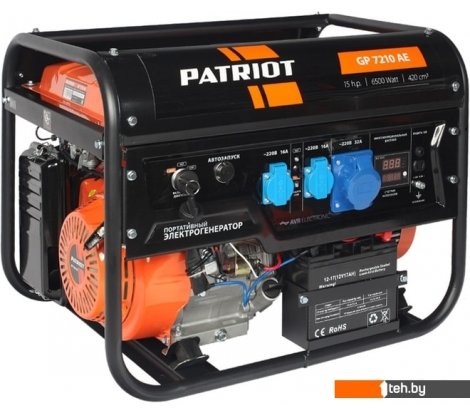  - Генераторы Patriot GP 7210AE - GP 7210AE
