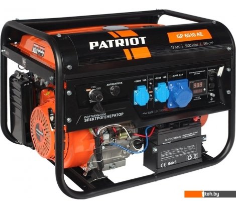  - Генераторы Patriot GP 6510AE - GP 6510AE