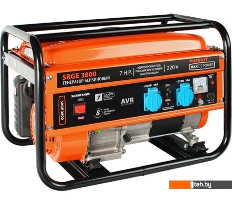  - Генераторы Patriot Max Power SRGE 3800 - Max Power SRGE 3800