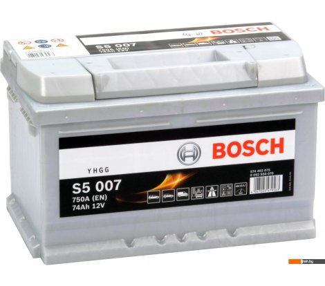  - Автомобильные аккумуляторы Bosch S5 007 (574402075) 74 А/ч - S5 007 (574402075) 74 А/ч