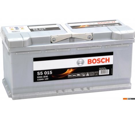  - Автомобильные аккумуляторы Bosch S5 015 (610402092) 110 А/ч - S5 015 (610402092) 110 А/ч