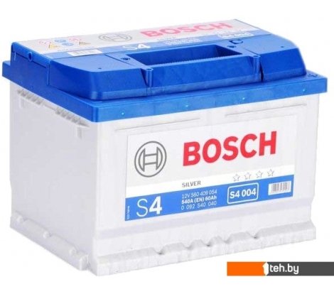  - Автомобильные аккумуляторы Bosch S4 004 (56 409054) 60 А/ч - S4 004 (56 409054) 60 А/ч