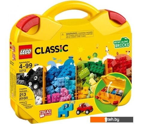 - Конструкторы LEGO Classic 10713 Чемоданчик для творчества и конструирования - Classic 10713 Чемоданчик для творчества и конструирования