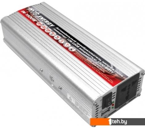  - Автомобильные инверторы AVS 12/220V IN-1500W - 12/220V IN-1500W