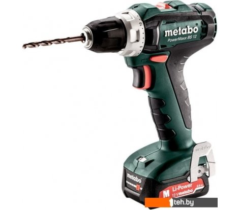 - Электродрели и дрели-шуруповерты Metabo PowerMaxx BS 12 601036500 (с 2-мя АКБ 2 Ah, кейс) - PowerMaxx BS 12 601036500 (с 2-мя АКБ 2 Ah, кейс)