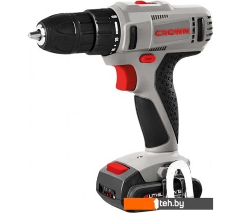  - Электродрели и дрели-шуруповерты CROWN CT21052LH-1.5 BMC (с 2-мя АКБ, кейс) - CT21052LH-1.5 BMC (с 2-мя АКБ, кейс)