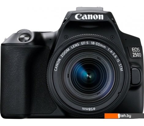 - Фотоаппараты Canon EOS 250D Kit 18-55 IS STM (черный) - EOS 250D Kit 18-55 IS STM (черный)