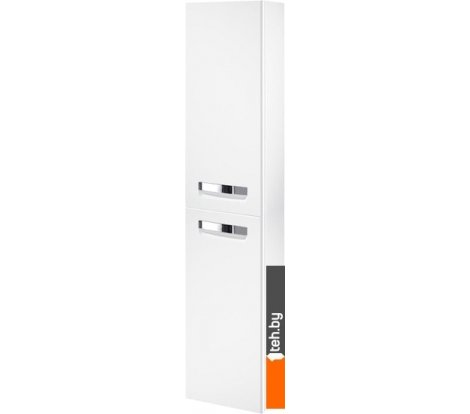 - Мебель для ванных комнат Roca Шкаф-пенал Gap 34 (левый, белый глянец) - Шкаф-пенал Gap 34 (левый, белый глянец)