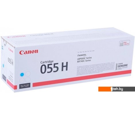  - Картриджи для принтеров и МФУ Canon 055H Cyan - 055H Cyan