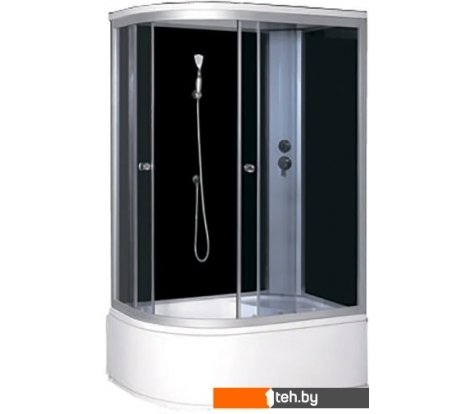  - Душевые кабины Coliseum Simple T-120 R (черный/тонированное стекло) - Simple T-120 R (черный/тонированное стекло)