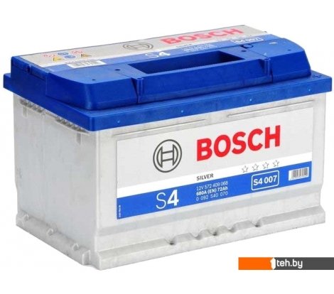  - Автомобильные аккумуляторы Bosch S4 007 (572409068) 72 А/ч - S4 007 (572409068) 72 А/ч