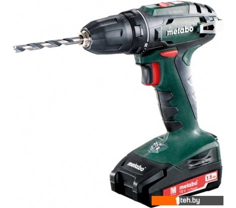  - Электродрели и дрели-шуруповерты Metabo BS 18 602207550 (с 2-мя АКБ 1.5 Ah, кейс) - BS 18 602207550 (с 2-мя АКБ 1.5 Ah, кейс)