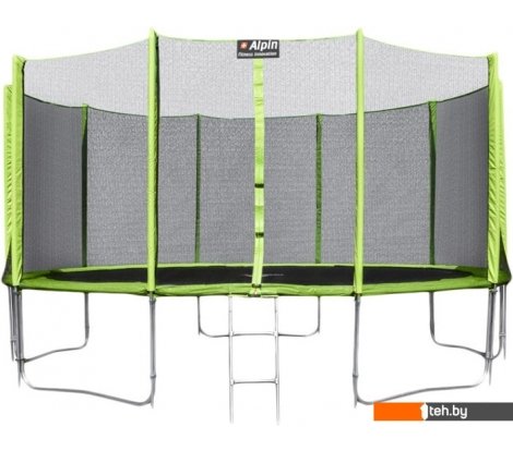  - Батуты Alpin 4.04 м с защитной сеткой и лестницей - 4.04 м с защитной сеткой и лестницей