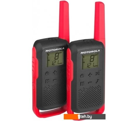 - Портативные радиостанции Motorola T62 Walkie-talkie (черный/красный) - T62 Walkie-talkie (черный/красный)