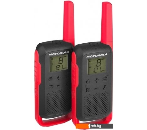  - Портативные радиостанции Motorola T62 Walkie-talkie (черный/красный) - T62 Walkie-talkie (черный/красный)