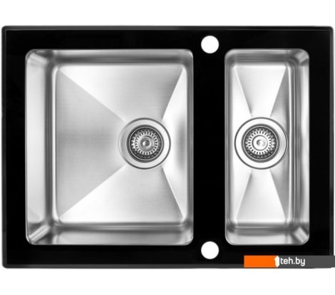  - Кухонные мойки Zorg GS 6750-2 (черный) - GS 6750-2 (черный)