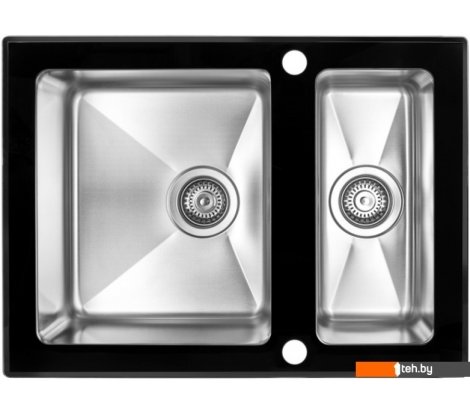  - Кухонные мойки Zorg GS 6750-2 (черный) - GS 6750-2 (черный)