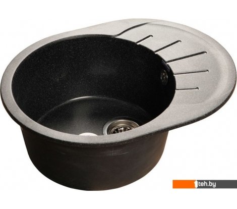  - Кухонные мойки GranFest Rondo GF-R580L (черный) - Rondo GF-R580L (черный)