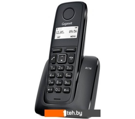 - Радиотелефоны DECT Gigaset A116 (черный) - A116 (черный)