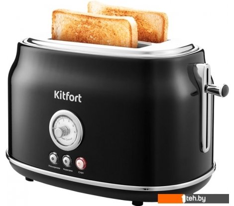  - Тостеры Kitfort KT-2038-1 (черный) - KT-2038-1 (черный)