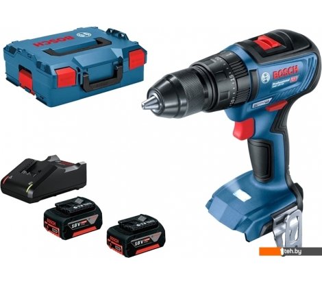  - Электродрели и дрели-шуруповерты Bosch GSB 18V-50 Professional 06019H5100 (с 2-мя АКБ, кейс) - GSB 18V-50 Professional 06019H5100 (с 2-мя АКБ, кейс)