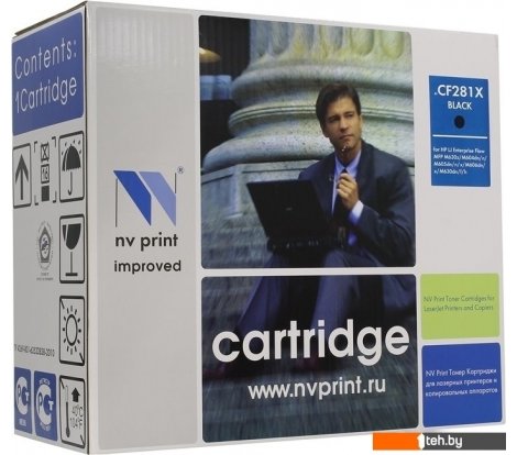  - Картриджи для принтеров и МФУ NV Print CF281X - CF281X