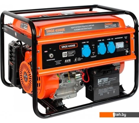  - Генераторы Patriot Max Power SRGE 6500E - Max Power SRGE 6500E