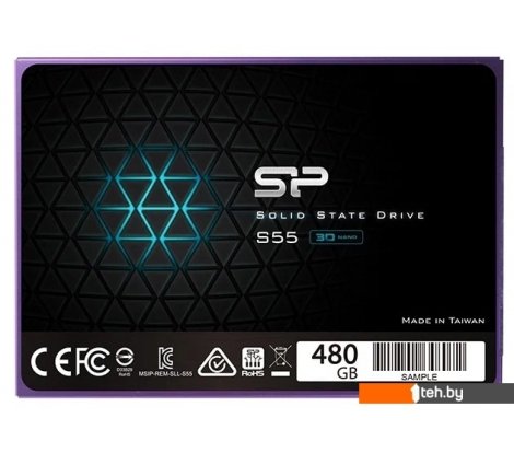  - SSD Silicon-Power Slim S55 480GB SP480GBSS3S55S25 - Slim S55 480GB SP480GBSS3S55S25