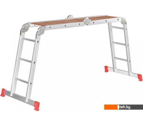  - Лестницы и стремянки Новая высота NV 233 трансформер с помостом 4x5 ступеней - NV 233 трансформер с помостом 4x5 ступеней