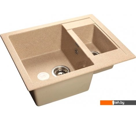  - Кухонные мойки GranFest GF-Q610K (песочный) - GF-Q610K (песочный)