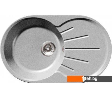  - Кухонные мойки GranFest GF-R750L (серый шелк) - GF-R750L (серый шелк)