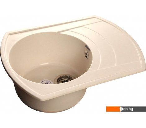 - Кухонные мойки GranFest GF-R650L (белый) - GF-R650L (белый)