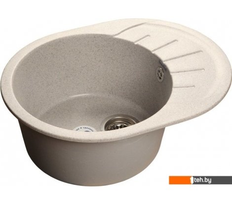 - Кухонные мойки GranFest Rondo GF-R580L (серый) - Rondo GF-R580L (серый)