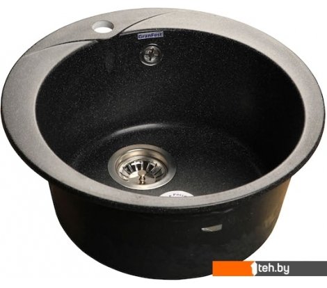- Кухонные мойки GranFest Rondo GF-R480 (черный) - Rondo GF-R480 (черный)