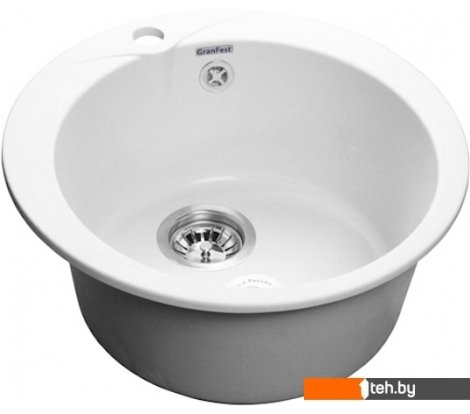  - Кухонные мойки GranFest Rondo GF-R480 (иней) - Rondo GF-R480 (иней)
