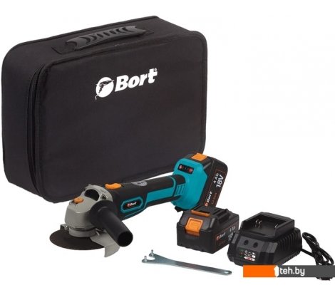 - Угловые шлифмашины (болгарки) Bort BWS-18Li-125 (с 2-мя АКБ) - BWS-18Li-125 (с 2-мя АКБ)