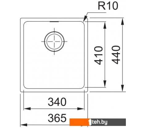  - Кухонные мойки Franke Sirius SID 110-34 (серый) - Sirius SID 110-34 (серый)