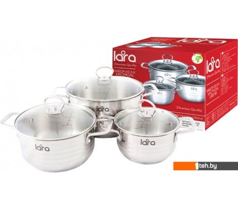 - Кастрюли Lara LR02-80 - LR02-80